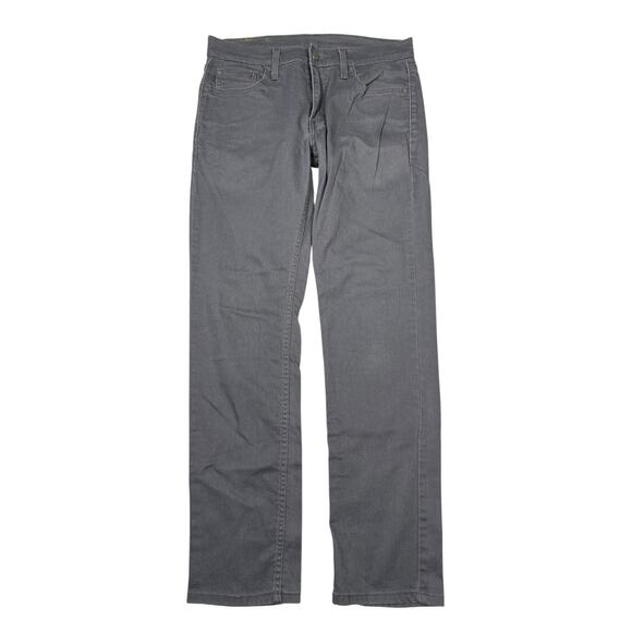 Levi’s 511 Slim Fit Tapered Leg Denim Jeans Gray Mens 30x30, tag 30x32 - Picture 1 of 6